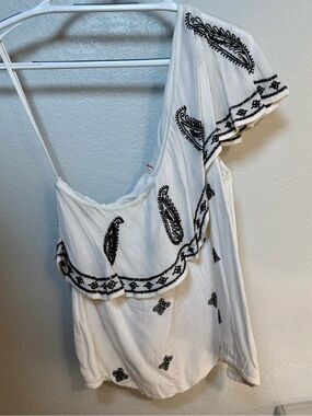 Free People Easy on the Eyes Off Shoulder Top